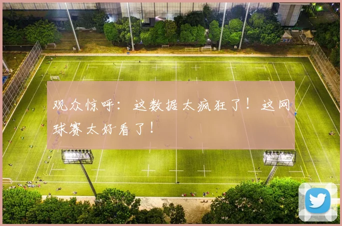 观众惊呼:这数据太疯狂了!这网球赛太好看了!