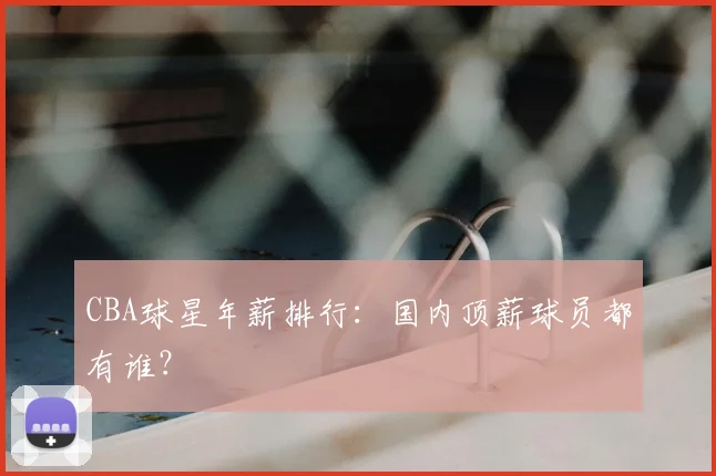CBA球星年薪排行:国内顶薪球员都有谁?