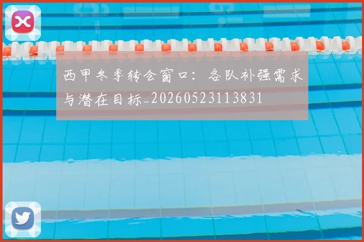 西甲冬季转会窗口:各队补强需求与潜在目标_20260523113831